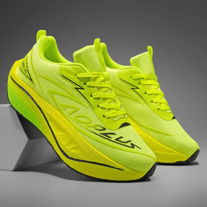 Zapatillas de running con cámara de aire 2026, placa de carbono para maratón, deportivas para hombre, transpirables y ligeras, zapatillas antideslizantes para mujer