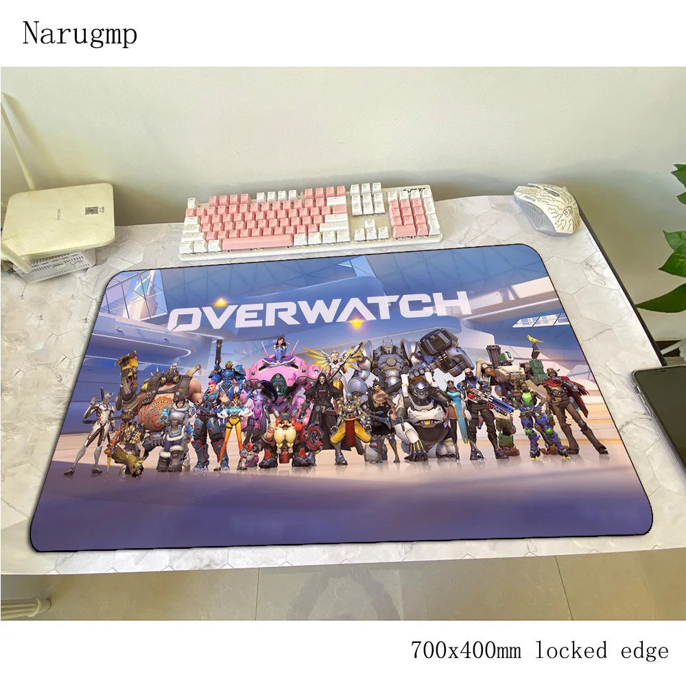 Overwatch mouse pad 700x400x3mm gaming mousepad anime Personality office notebook desk mat Boy Gift mouse pad games PC gamer mats