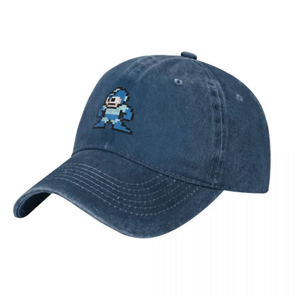 Megaman 8bits Baseballová čepice Nová Čepice roztomilá Vintage Luxusní čepice Pánská Dámská