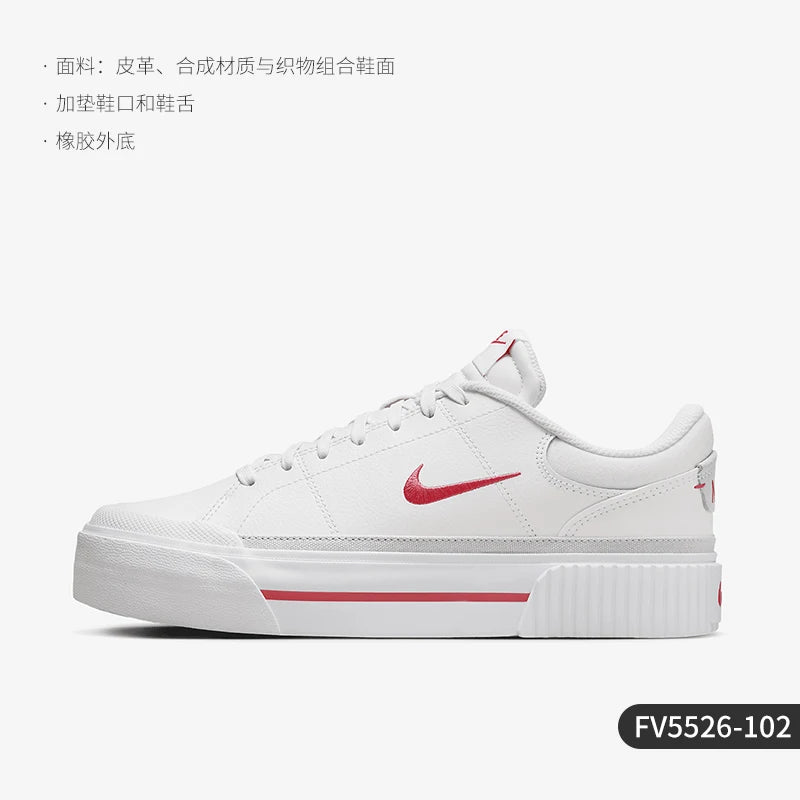 Nike oficial 2024 - Nuevas zapatillas casuales de mujer de moda, con suela gruesa y resistentes al desgaste FV5526-102