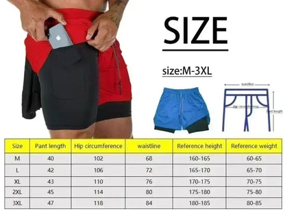 Dragon Ball Anime GOKU Peripheral Printed Double Layer Shorts 2026 Latest Spring and Summer Sports Men's Loose Breathable Pants