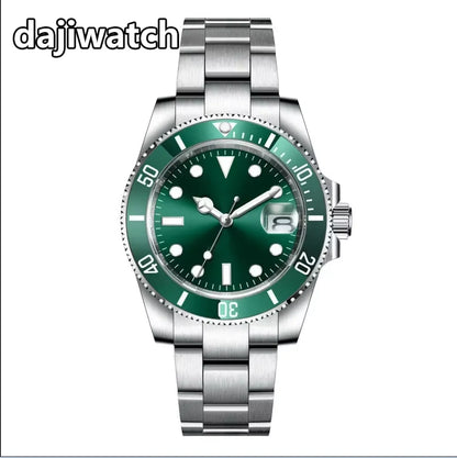 DIY Custom Automatic Watch Logo for Men High Quality NH35 Diving Mechanical Watches Sapphire Waterproof Ceramic Bezel 120 Click