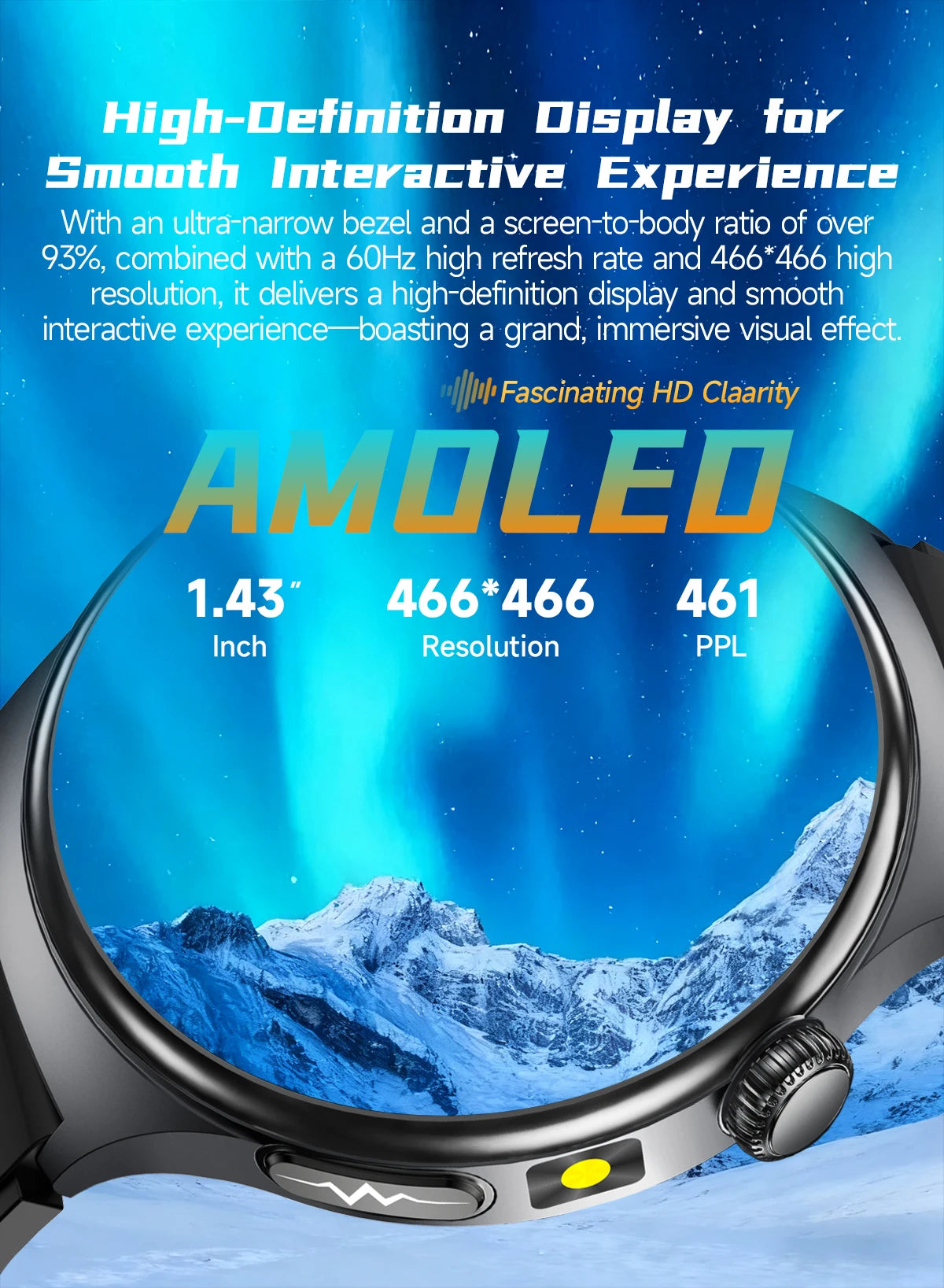 2026New AI-Diagnosis Care Smartwatch ECG+PPG Accurate Uric Acid Blood Pressure Body Fat Five organ Fitness Waterproof Smartwatch