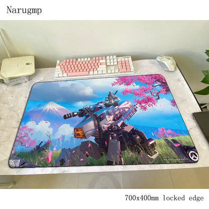 Overwatch mouse pad 700x400x3mm gaming mousepad anime Personality office notebook desk mat Boy Gift mouse pad games PC gamer mats