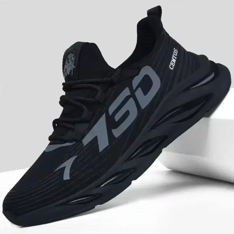 New Summer Mens Breathable Mesh Running Shoes Lightweight Trendy Sports Sneakers for Daily Workout and Outdoor Walking
