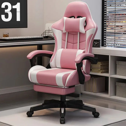 Ergonomická herní židle pro home office, dlouhé hodiny a streamery, nastavitelná, polohovatelná, lehká a odolná