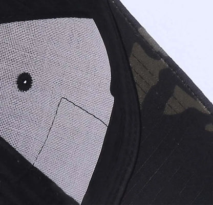 1 pz. Cappellini da baseball mimetici tattici da outdoor per soldati, da combattimento e paintball, cappellino regolabile, cappellini estivi con chiusura a scatto per uomo e donna