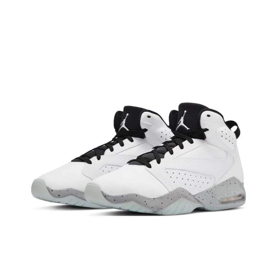 Scarpe da basket Jordan: eleganti, versatili, ammortizzate, antiscivolo, resistenti, a gambale medio, in stile retrò, modello AR4430-101