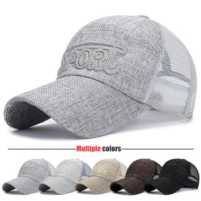 Muoti Ulkoilu Urheilu Baseball-lippis Rento Snapback-lippis Pellavaverkkokangas, brodeeraus Sopii keväälle, kesälle ja syksylle