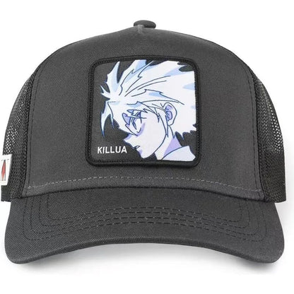 Casquette Hunter X Hunter d'été, casquette de baseball snapback pour homme, brodée, style hip-hop, visière pare-soleil, casquette trucker ajustable en maille