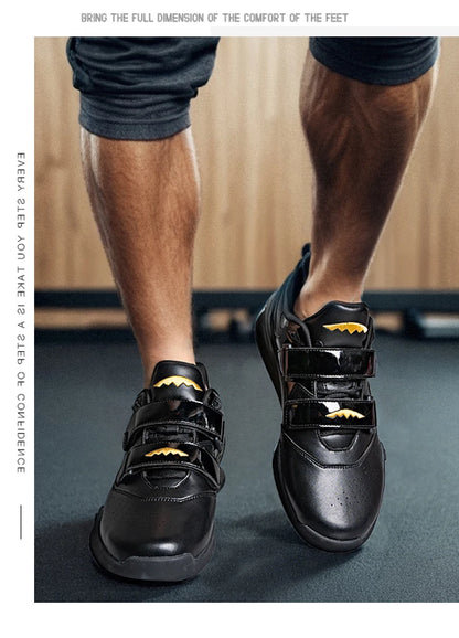 Zapatillas profesionales de halterofilia cómodas para entrenamiento de sentadillas en interior, duraderas, antideslizantes y diseñadas para levantamientos intensos