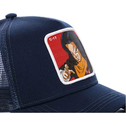 Dragon Ball Z-stilarter Anime Son Goku Bomuld Ny baseballkasket til mænd og kvinder Hip Hop Far Justerbar mesh-kasket Trucker-kasket