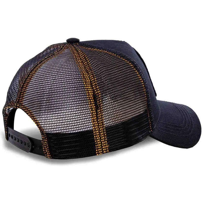 Casquette unisexe anime/dessin animé avec écusson brodé, casquette de baseball, casquette de camionneur, casquettes en maille, chapeau de soleil