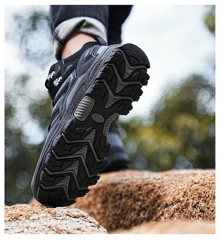 Chaussures de randonnée unisexes imperméables pour hommes et femmes, chaussures d'escalade respirantes et confortables pour l'extérieur, 2024