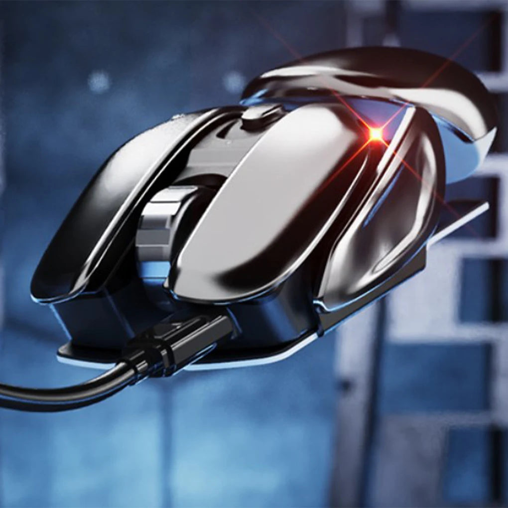 Rechargeable Mute Wireless Mouse USB Ergonomics Metal Receiver Desktop Waterproof Gaming Mouses PC Laptop Tools