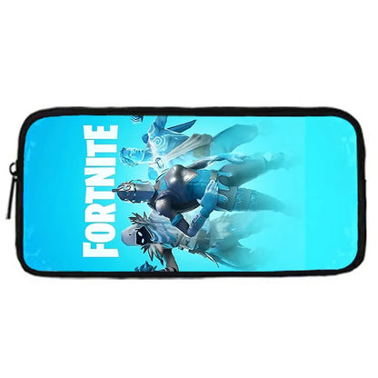 Kinder-Rucksack-Set im angesagten Gaming-Design mit Lunchbag und Federmäppchen, große Kapazität, Schultaschen für Jungen und Mädchen, ideales Geschenk F-FortniteS
