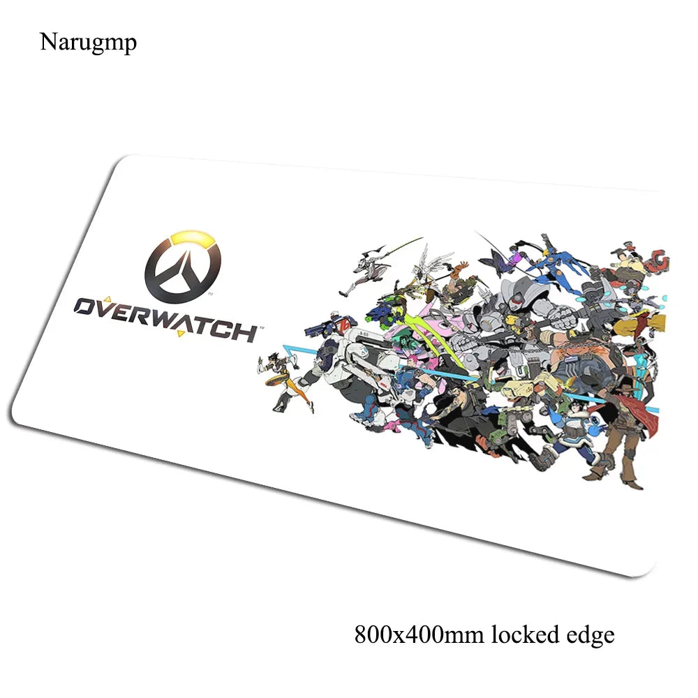 Overwatch pelės kilimėlis 80x40cm, žaidimų pelės kilimėlis, Helovino dovana, didelis pelės kilimėlis žaidėjams, kompiuterio stalo kilimėlis, notebook pelės kilimėlis PC
