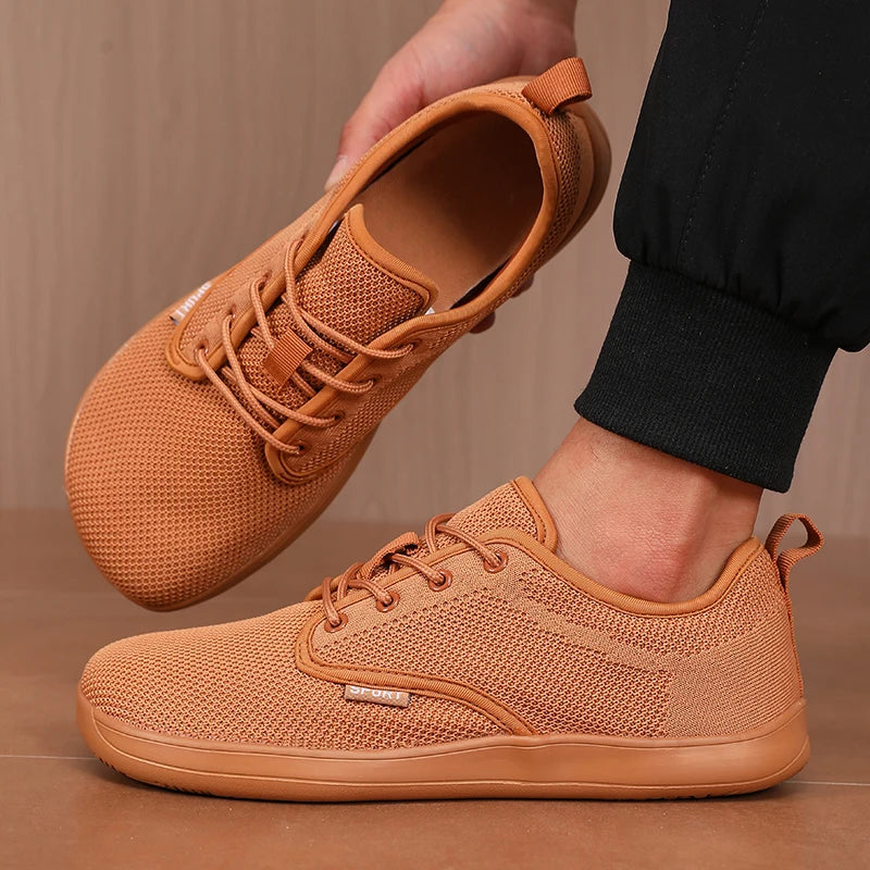 Women's Walking Flat Shoes Soft Mesh Suitable for Travel Wide Palms Lightweight Support Fitness and Leisure Sports Shoes for Men