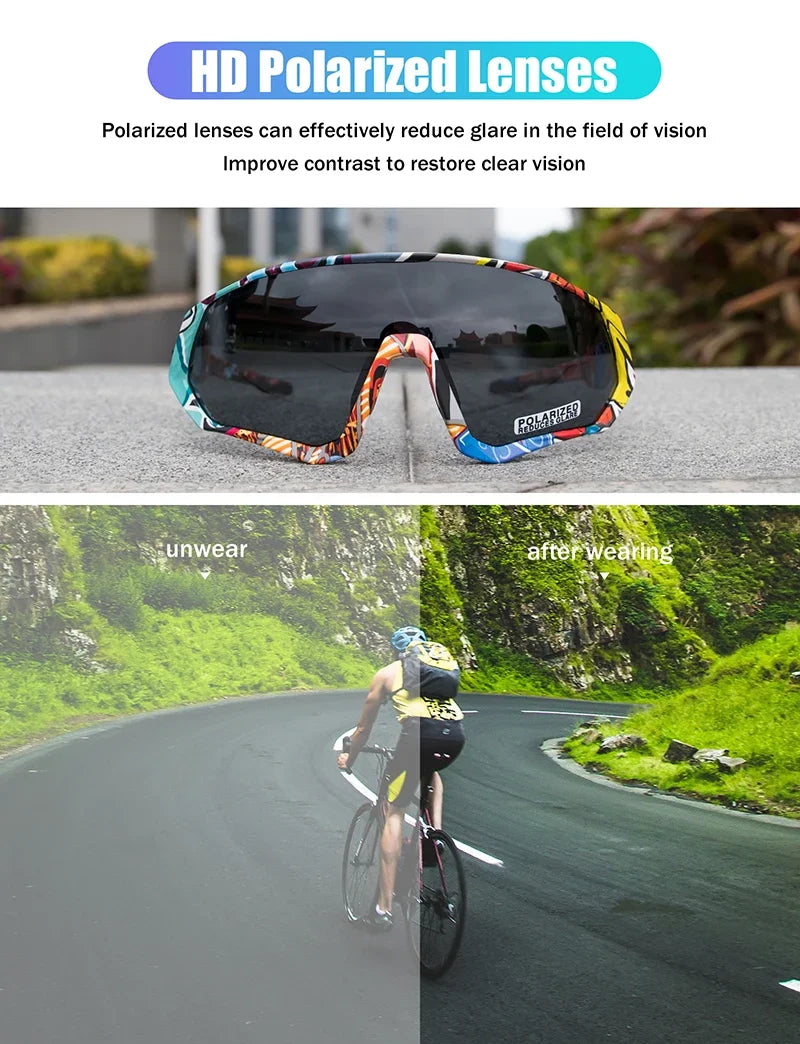 Kapvoe Herrmärkesfiskesolglasögon Mountainee Cykelsolglasögon Damvägcykelglasögon Cykelglasögon Cykelsolglasögon Oculos Ciclismo