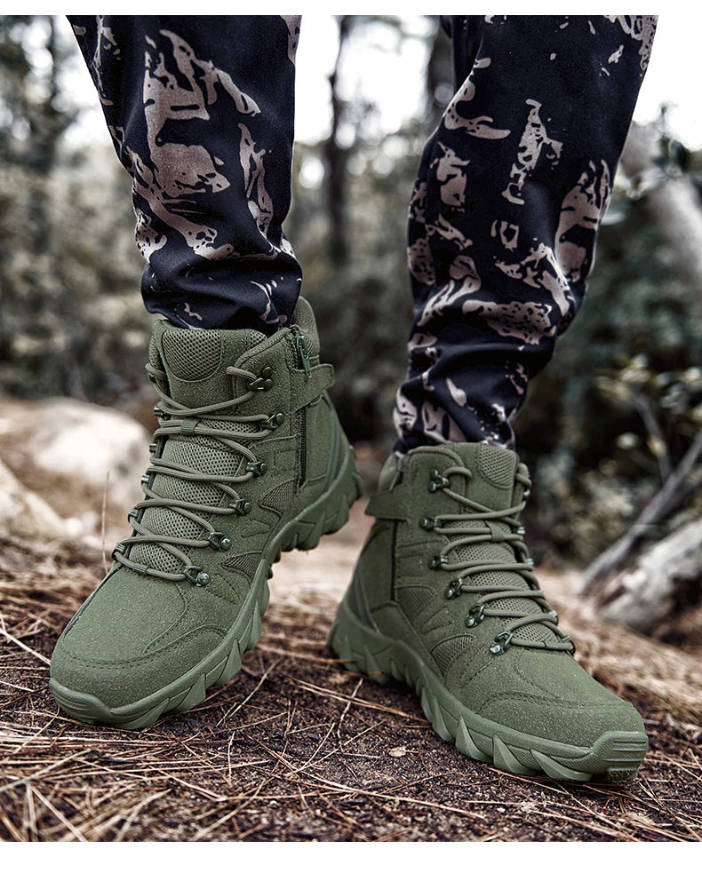 Verbeterde tactische gevechtstrainingslaarzen voor heren, outdoor camping, slijtvast, snelle respons, wandelschoenen, vissen, jagen, sneakers voor mannen