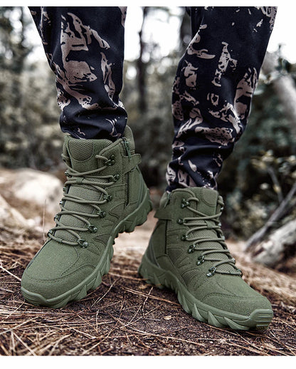 Verbeterde tactische gevechtstrainingslaarzen voor heren, outdoor camping, slijtvast, snelle respons, wandelschoenen, vissen, jagen, sneakers voor mannen