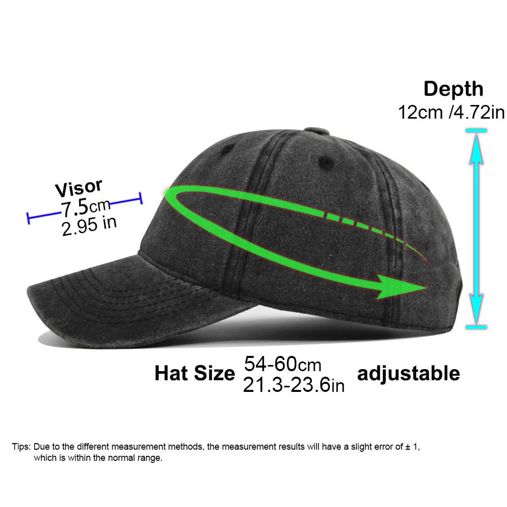 Retro Washed Cotton Baseball Cap Men Women Snapback Hat y2k Hip Hop Caps Solid Color Hat Bone Casquette Outdoor Casual Sport hat