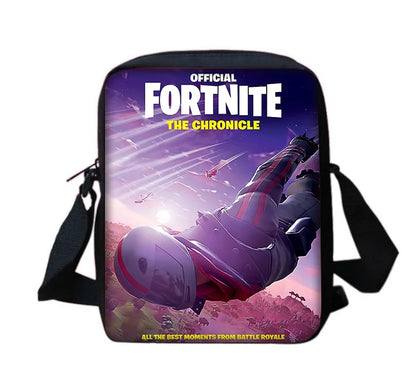 Kinderrucksäcke mit angesagtem Game-Design, Umhängetasche und Federmäppchen F-FortniteS, Schulrucksäcke mit großem Fassungsvermögen für Jungen und Mädchen, ideales Geschenk