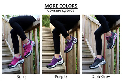 Women’s Sports Shoes Platform Sneakers Fashion Outdoor Hiking Non-Slip Casual Low-Top Running Shoes Women’s Footwear