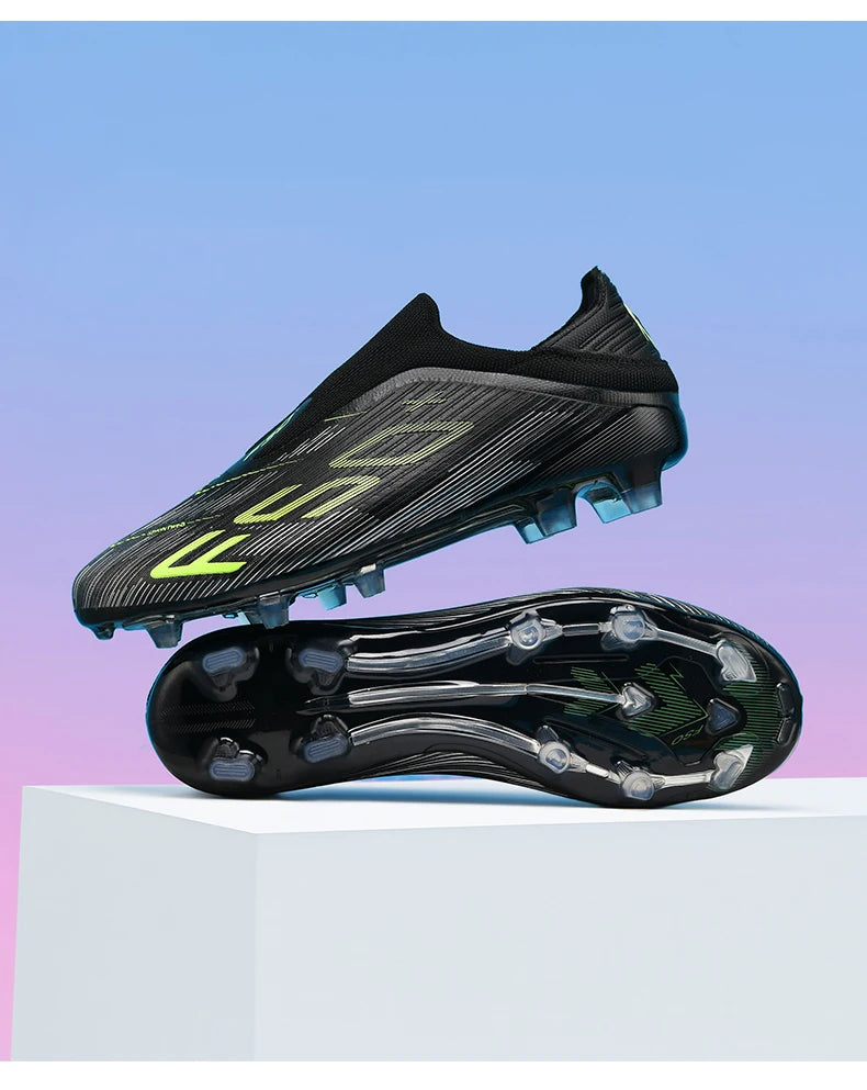 New Men's Football Boots Grass Cleats Futsal Comfortable Turf Soccer Shoes Sport Ultralight Fg Non Slip Indoor Adult Non-Slip