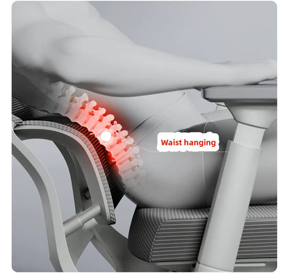 Ergonomic Office Chair Comfortable Long Sitting Home Gaming Computer Recliner Nap Chair Adjustable Height Lumbar Support Swivel