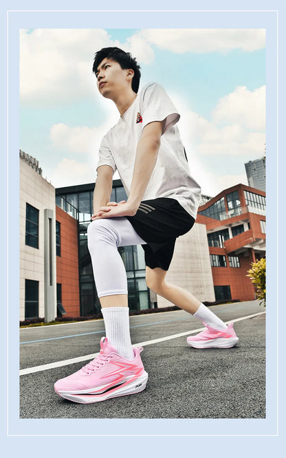 Running Shoes Carbon Board Speciality Marathon Men Sports Breathable Lightweight Women's Comfortable Athletic Nonskid Sneakers