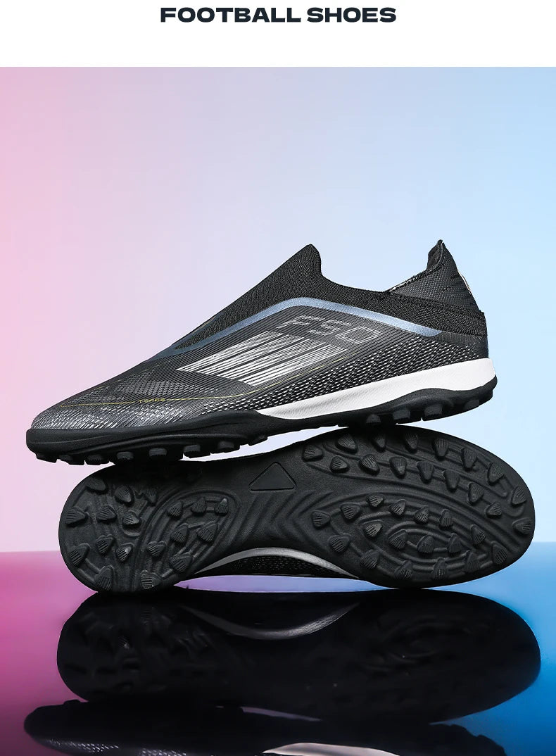 Neue Herren-Fußballschuhe für Kunstrasen – bequeme Fußballschuhe, Sport-FG-Rasenschuhe, Futsal, rutschfest, Outdoor, für Erwachsene, ultraleicht und rutschhemmend