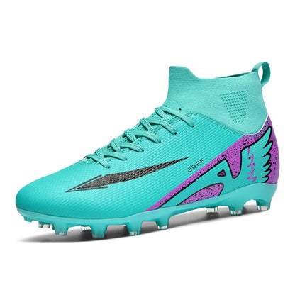 Chaussures de football unisexes tendance, crampons antidérapants, baskets d'entraînement légères, chaussures de football d'extérieur pour hommes