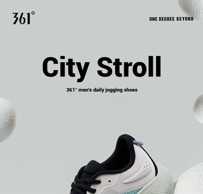 361 Degrees N40 Men Running Shoes Trendy Rebound Cushioning Soft Durable Airy Mesh Stable Lightweight Male Sneakers 672532207