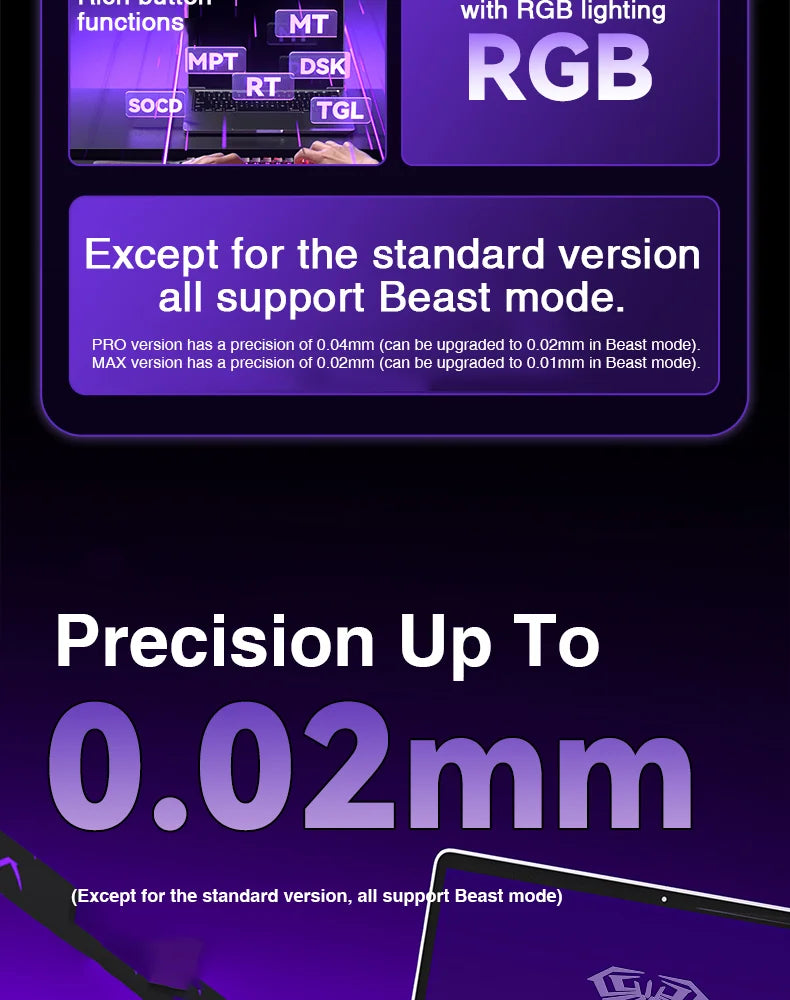 AULA WIN60 HE Magnetic Keyboard 21 Keys Butterfly Keycaps Wired 8K Return RGB Hotswap Customized E-sports Gaming Keyboard