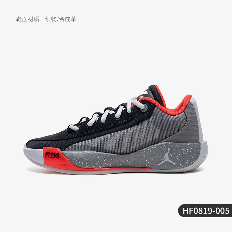 Nike genuine JORDAN men's sports wear-resistant low top shock-absorbing basketball shoes HF0819-005