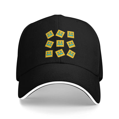 Cappellino da baseball Geometry Game Dash, casual, senza blocchi, modello «Sandwich», per uomo e donna, traspirante, adatto alle attività all’aperto