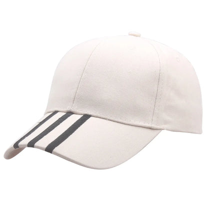 Cappellini da baseball da uomo, casual in cotone, ricamati, a righe, con chiusura a scatto, in stile hip hop; cappellini da donna per sport all’aperto; casquette da uomo; gorras