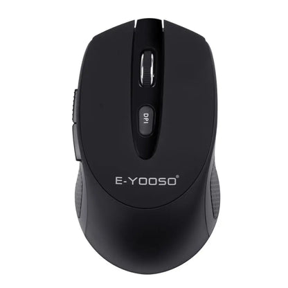 E-YOOSO E-1020 USB 2.4G Wireless Gaming Noiseless Mute Office Mouse 2400 DPI Optical Game Mice Ergonomic for Laptop PC Computer