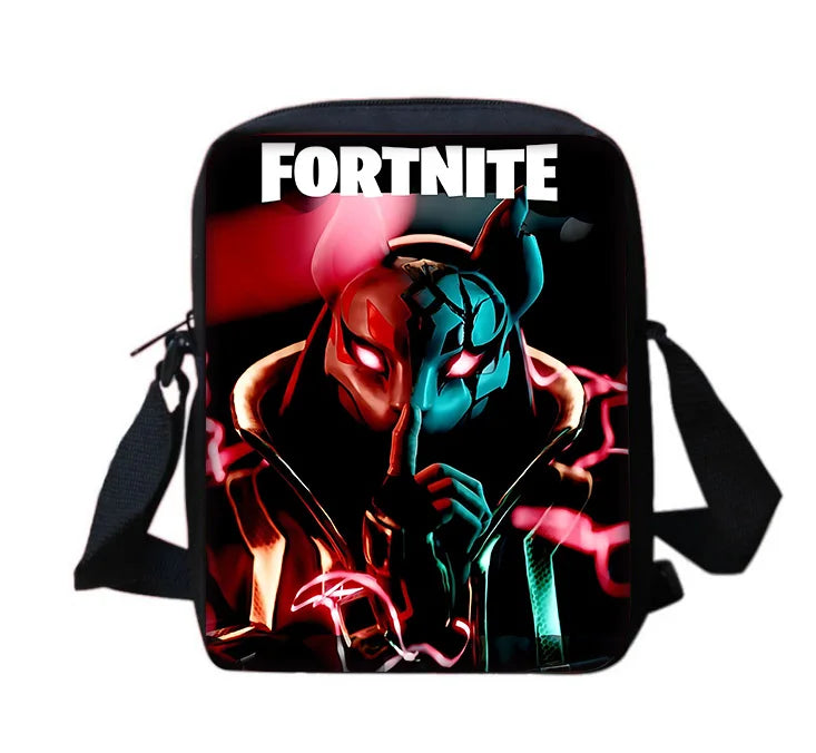 Borsa messenger a tracolla con stampa Game Boy Girls, design per bambini-F-FortniteS, borsa casual a mano per uomo e donna, porta telefono, borsa shopping