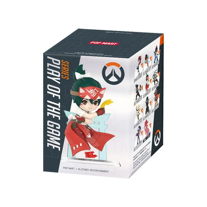 POP MART Overwatch Play of the Game Series Original-Blind-Box Überraschungs-Mystery-Box Niedliche Anime-Actionfiguren Ornamente Figuren