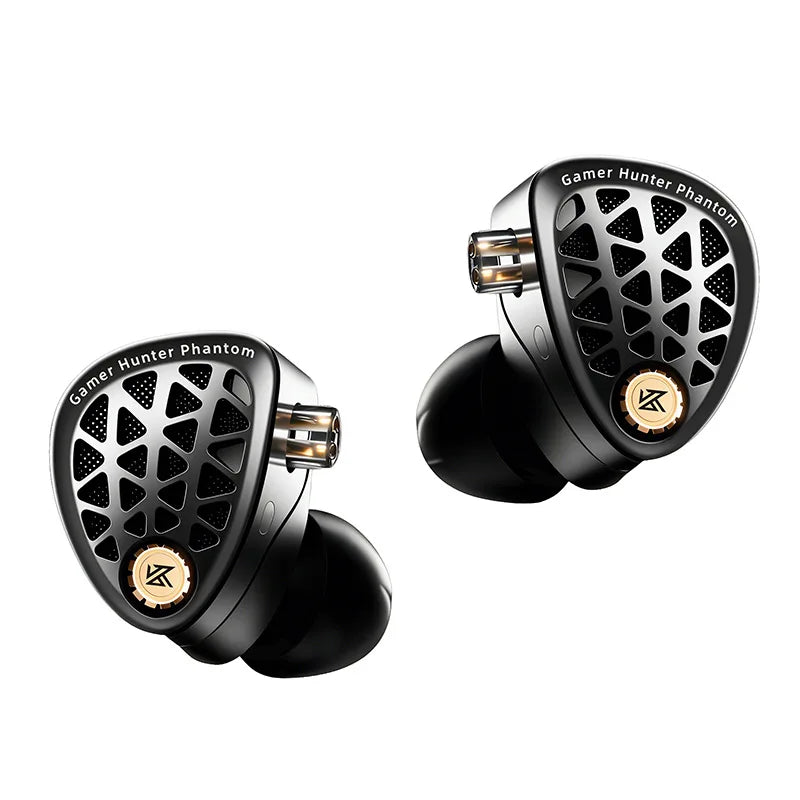 KZ Phantom HIFI In-Ear Gaming Earphone 4-Speed Custom Tuning Switch DSP Game Sound Card For PC Wired Headphones Gifts