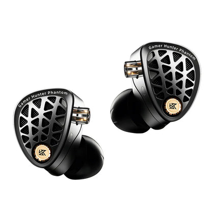 KZ Phantom HIFI In-Ear Gaming Earphone 4-Speed Custom Tuning Switch DSP Game Sound Card For PC Wired Headphones Gifts