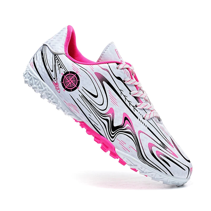 Kids Youth Soccer Cleats Football Shoes Men Non Slip Breathable Lightweight Training Sneakers Boys Children Football Match Boots