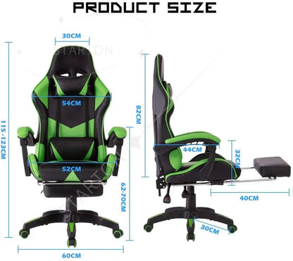 High Back Cheap Office Pink Green PU Leather Computer Chair Gamer Racing Gaming Chair