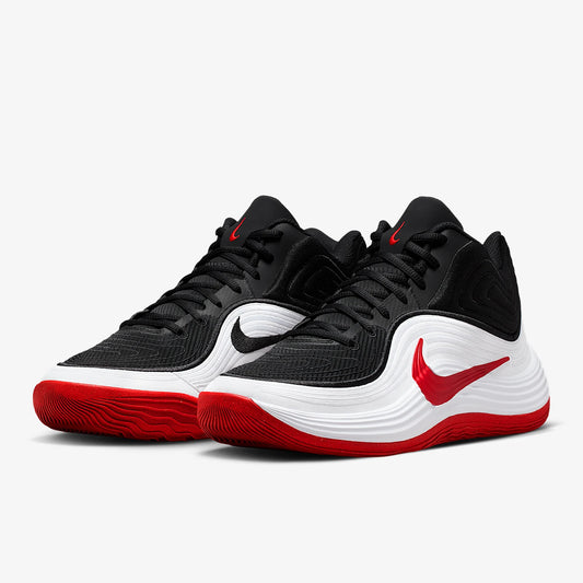 Zapatillas de baloncesto de entrenamiento Nike originales para hombre, de otoño, corte medio y alta durabilidad IH1105-003