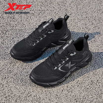 Zapatillas de running Xtep para hombre de verano, de malla transpirable, resistentes al desgaste, deportivas, ligeras, casuales juveniles, con amortiguación 875219110065