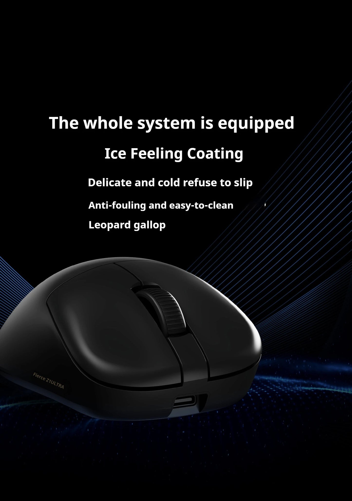 ATK Z1 Pro Max Ultra Wireless Gaming Mouse Customized Foot PAW3950 Ultra Smart Speed Wireless 8k Polling Rate 0.39ms Low Latency