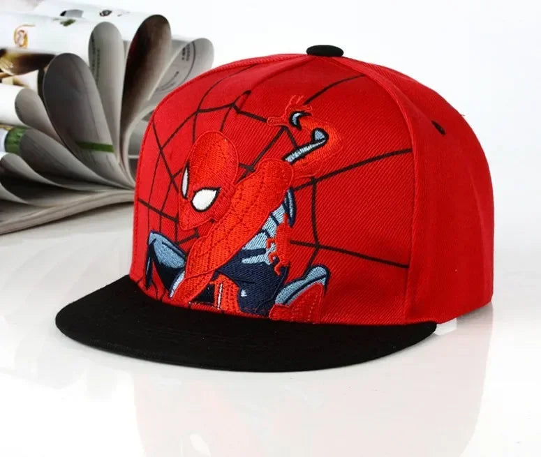 Cappellini HotAnime con Spider-Man per bambini e neonati: cappellini da baseball, cappellini snapback primaverili, cappellini hip hop regolabili