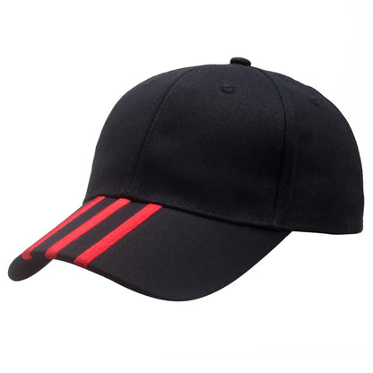 Cappellini da baseball da uomo, casual in cotone, ricamati, a righe, con chiusura a scatto, in stile hip hop; cappellini da donna per sport all’aperto; casquette da uomo; gorras